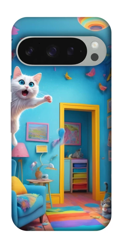 Чохол на Google Pixel 10 Pro XL crazy cat фото 1 з 1