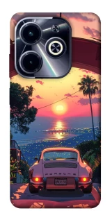 Чехол на Infinix Hot 40i Porsche at sunset фото 1 из 1