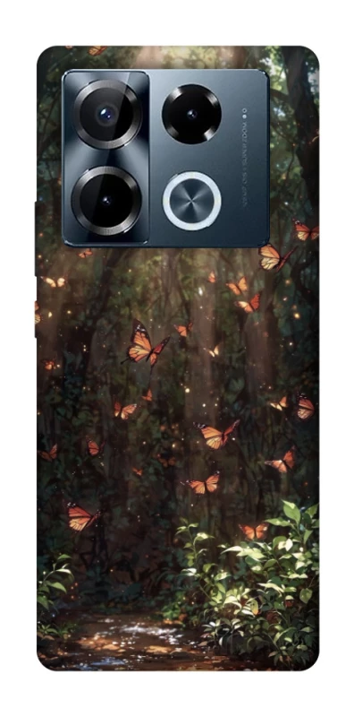 Чехол на Infinix Note 40 Pro 4G butterfly фото 1 из 1