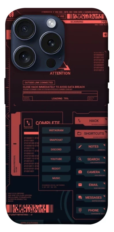 Чохол на Apple iPhone 15 Pro (6.1") Attention фото 1 з 1