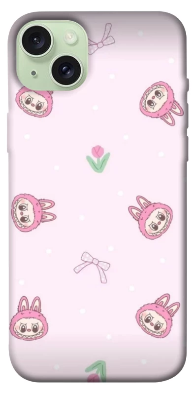 Чехол на Apple iPhone 15 Plus (6.7") Labubu Flower фото 1 из 1
