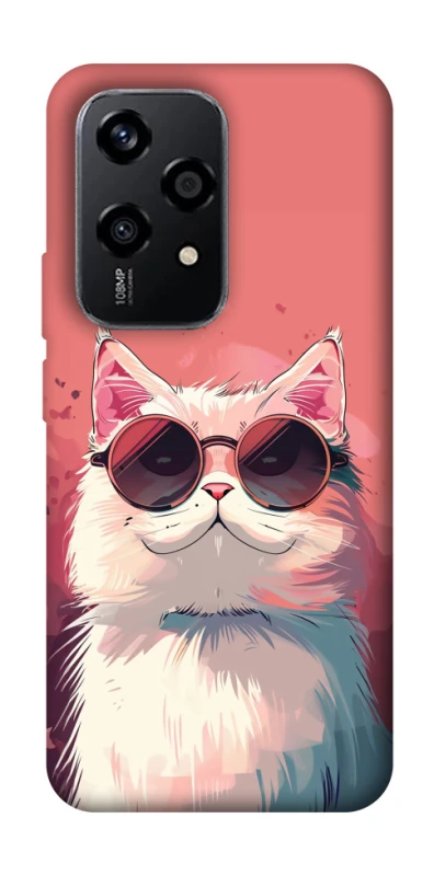 Чехол на Honor 200 Lite Сat with glasses фото 1 из 1