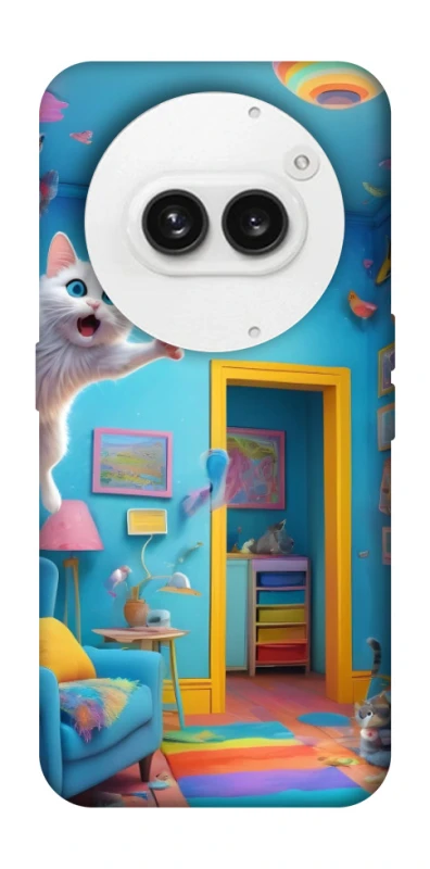 Чохол на Nothing Phone (2a) crazy cat фото 1 з 1