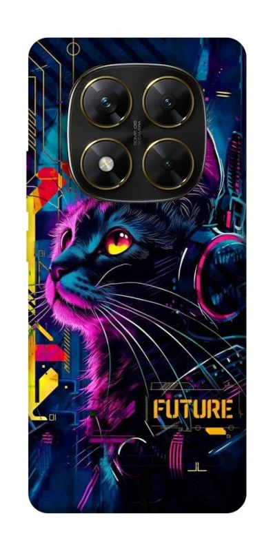 Чохол на Xiaomi Poco X7 Cyber Cat v2 фото 1 з 1