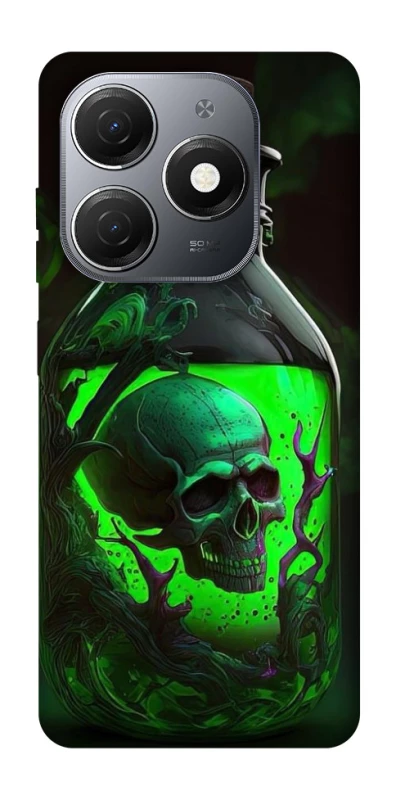 Чехол на TECNO Spark 20 Skull bottle фото 1 из 1