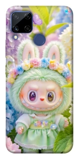 Чехол на Realme C15 Labubu & Flowers ver.2 фото 1 из 1