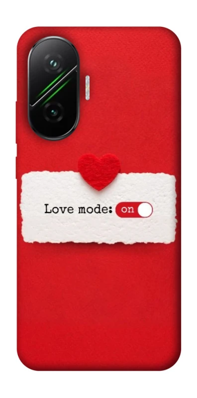 Чехол на Xiaomi Poco F7 Love Mode ON фото 1 из 1