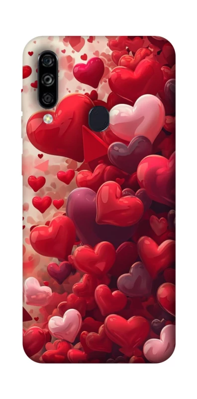 Чохол на ZTE Blade A7 (2020) Many hearts фото 1 з 1
