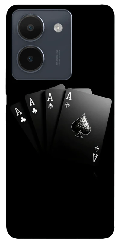 Чохол на Vivo Y36 Black Cards фото 1 з 1