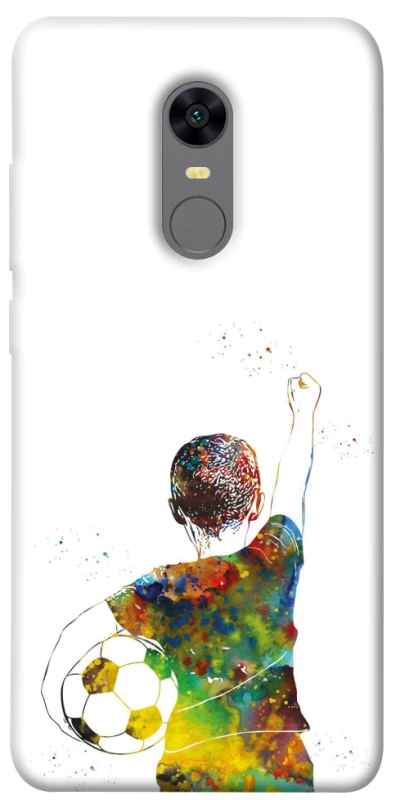 Чехол на Xiaomi Redmi 5 Plus / Redmi Note 5 (Single Camera) Football Kids фото 1 из 1