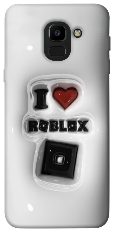 Чохол на Samsung J600F Galaxy J6 (2018) I love Roblox фото 1 з 1