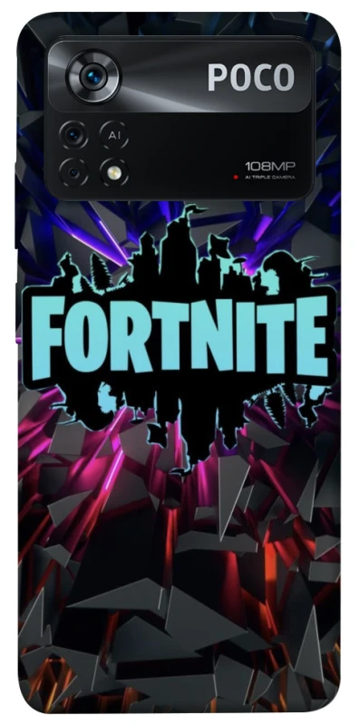 Чохол на Xiaomi Poco X4 Pro 5G Fortnite logo ver.3 фото 1 з 1