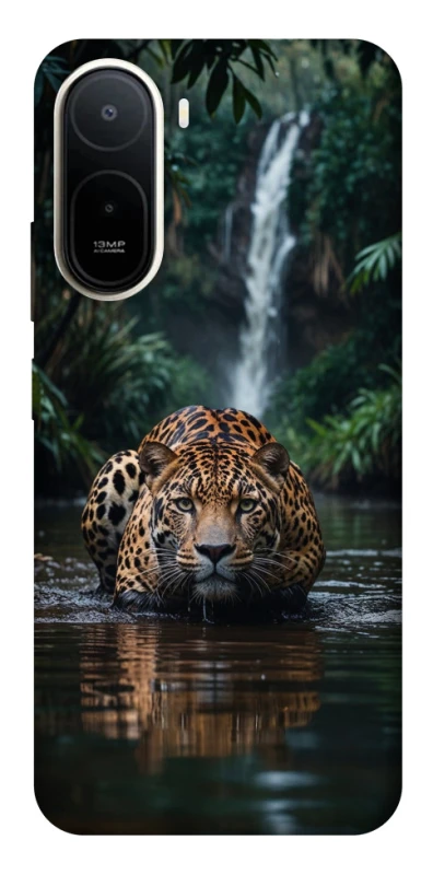 Чохол на Xiaomi Redmi A7 Pro 4G Leopard in water фото 1 з 2