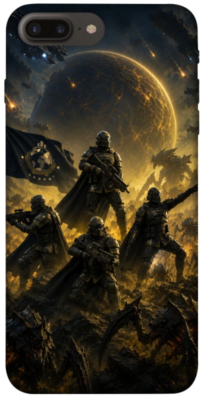 Чохол на Apple iPhone 7 plus / 8 plus HELLDIVERS ver.2 фото 1 з 1