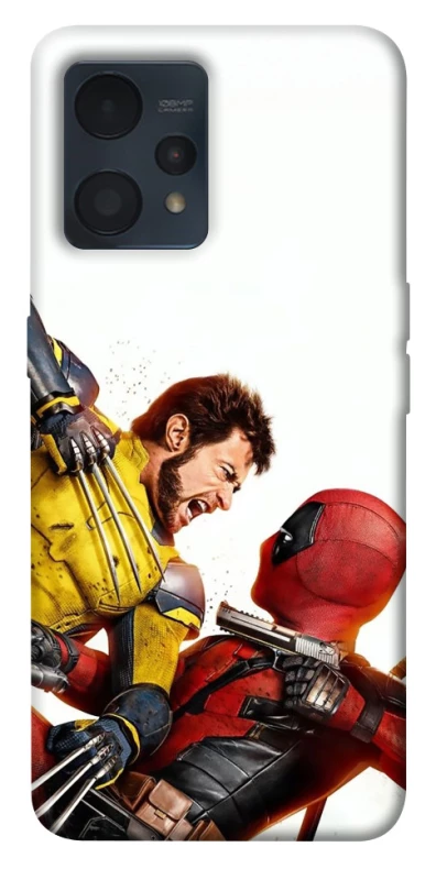 Чехол на Realme 9 4G / 9 Pro+ Deadpool and Wolverine фото 1 из 1