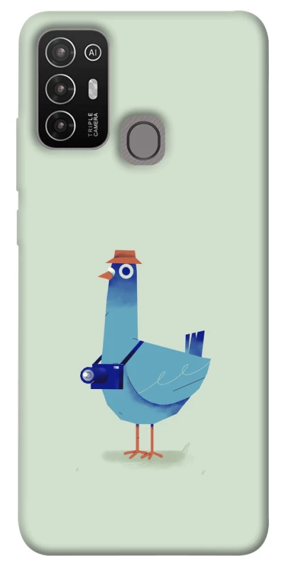 Чохол на ZTE Blade A52 Голуб-детектив фото 1 з 1