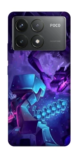 Чехол на Xiaomi Poco F6 Pro Minecraft dragon фото 1 из 1