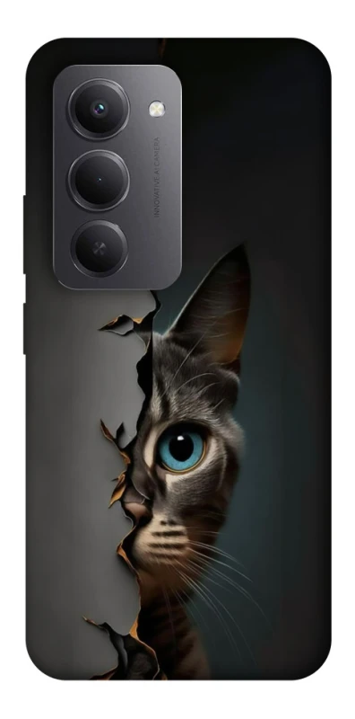 Чохол на Xiaomi Redmi 15 (Global) Кіт-підглядач v2 фото 1 з 1