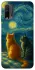 Чохол на Xiaomi Redmi 9T Cats under the stars фото 1 з 1