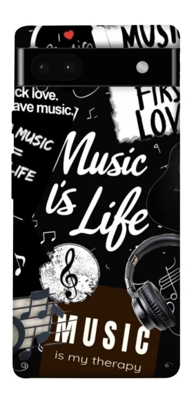 Чехол на Google Pixel 6a Music is Life фото 1 из 1
