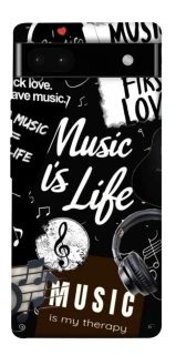 Чохол на Google Pixel 6a Music is Life фото 1 з 1