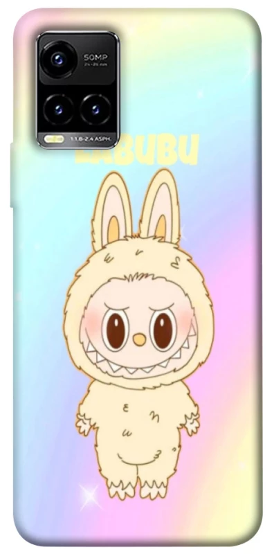 Чохол на Vivo Y21 / Y33s Fluffy Rainbow Labubu фото 1 з 1