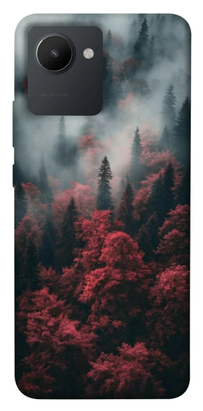 Чехол на Realme C30 Red Wood фото 1 из 1