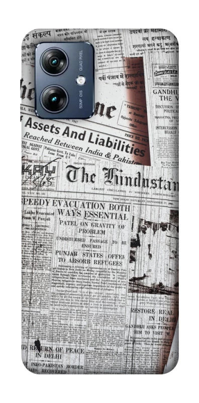 Чохол на Motorola Moto G54 Power Газети фото 1 з 1