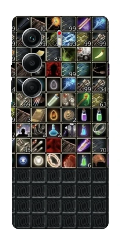 Чехол на Tecno Camon 40 Inventory menu ver.2 фото 1 из 1