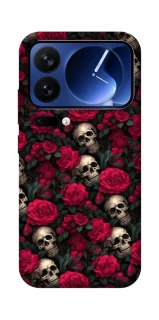 Чохол на Xiaomi 17 Pro Черепа та рози фото 1 з 1