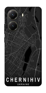 Чехол на Xiaomi Poco X7 Pro Chernihiv map фото 1 из 1