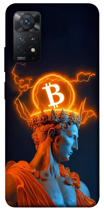 Чехол на Xiaomi Redmi Note 11 Pro 4G/5G Bitcoin God фото 1 из 1
