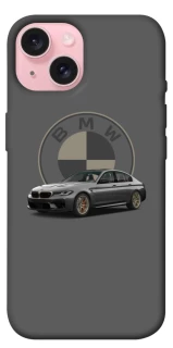 Чехол на Apple iPhone 15 (6.1") BMW grey v2 фото 1 из 1