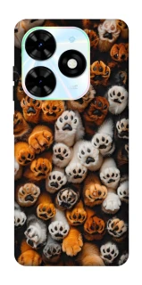 Чехол на TECNO Spark Go 2024 Сat paws фото 1 из 1