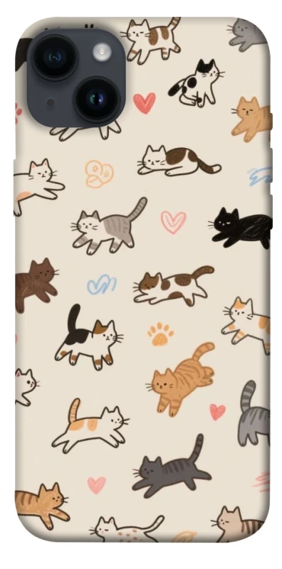 Чехол на Apple iPhone 14 Plus (6.7") Cat style ver.2 фото 1 из 1