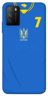 Чохол на Xiaomi Poco M3 UA-Football ver.4 фото 1 з 1