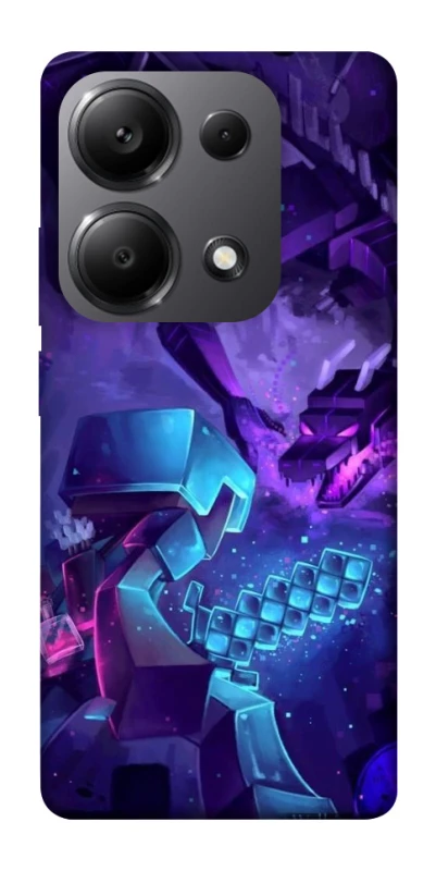 Чехол на Xiaomi Redmi Note 13 Pro 4G Minecraft dragon фото 1 из 1