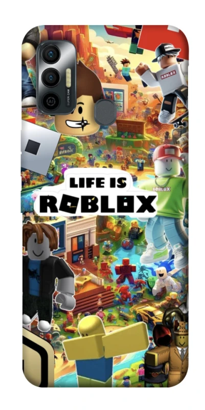 Чохол на TECNO Spark 7 Life is Roblox фото 1 з 1