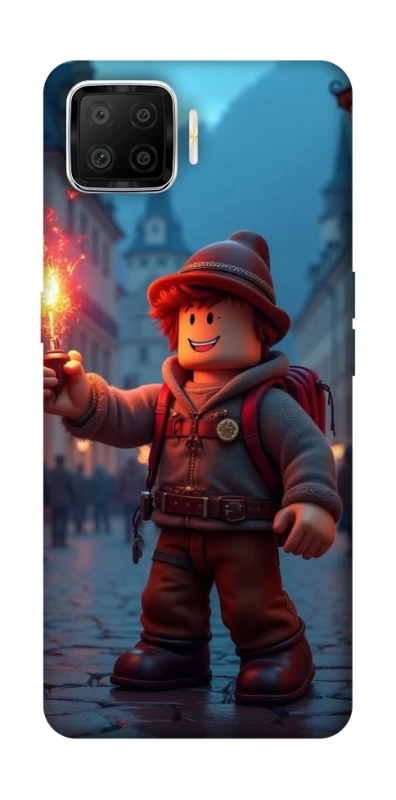 Чохол на Oppo A73 (2017) Roblox Fire Logo Blue Flames фото 1 з 1