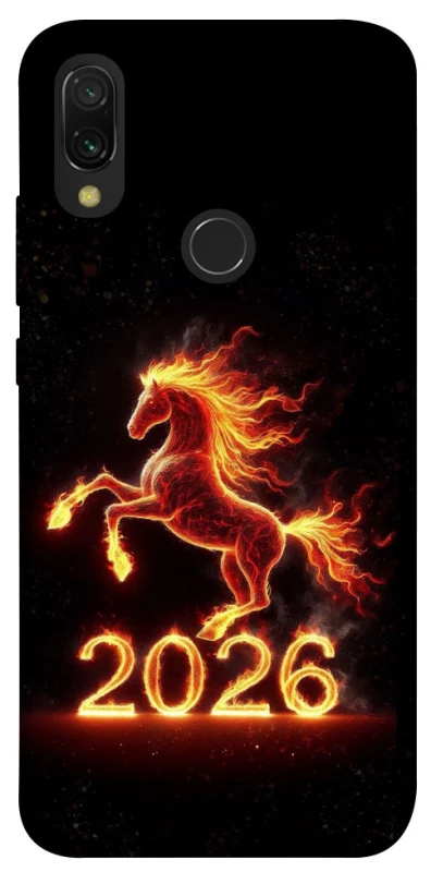 Чохол на Xiaomi Redmi 7 Red Fire Horse ver.1 фото 1 з 1