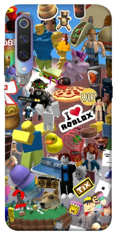 Чохол на Xiaomi Mi 9 Roblox collage ver.5 фото 1 з 1