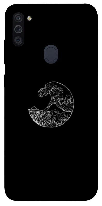 Чохол на Samsung Galaxy M11 Black tsunami фото 1 Чохол на Samsung Galaxy M11 Black tsunami фото 1 з 1