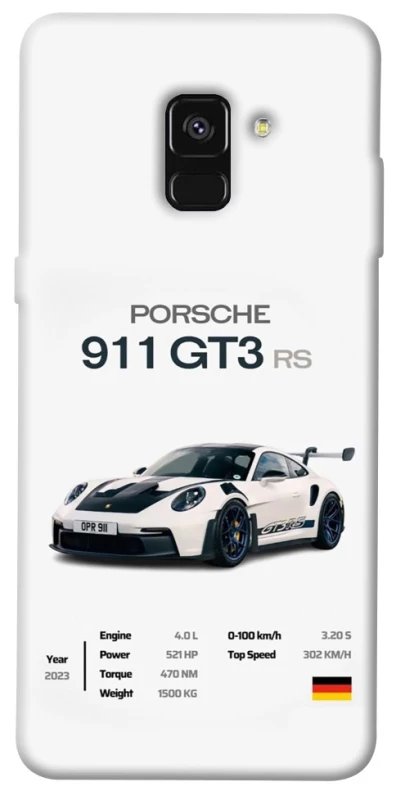 Чехол на Samsung A530 Galaxy A8 (2018) Porsche 911 GT3 фото 1 из 1