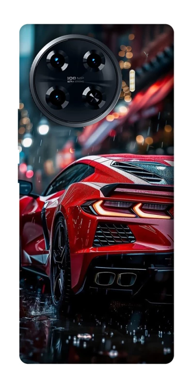 Чехол на TECNO Spark 20 Pro+ Red sports car фото 1 из 1