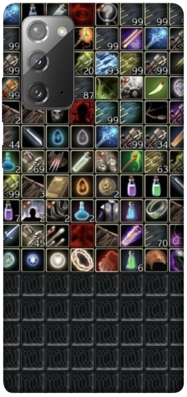 Чохол на Samsung Galaxy Note 20 Inventory menu ver.2 фото 1 з 1
