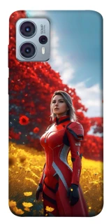Чехол на Motorola Moto G23 Cyber space girl ver.5 фото 1 из 1