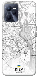 Чохол на Realme C35 Kiev white map фото 1 з 1