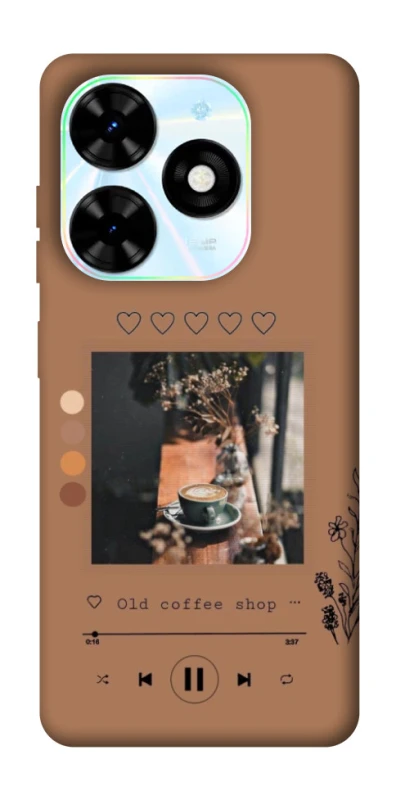 Чохол на TECNO Spark Go 2024 Coffee player фото 1 з 1