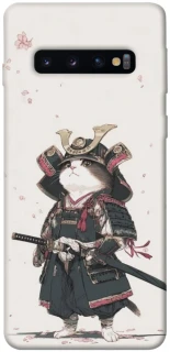 Чохол на Samsung Galaxy S10 Samurai Cat Warrior фото 1 з 1