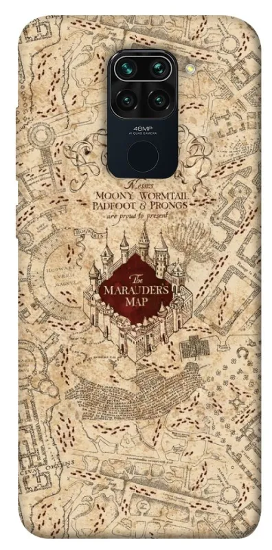 Чехол на Xiaomi Redmi Note 9 / Redmi 10X Marauders map фото 1 из 1